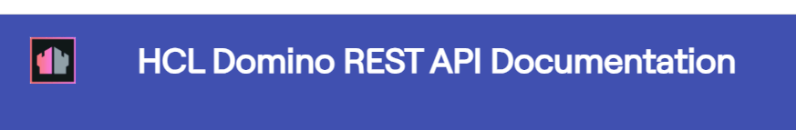 Image:HCL Domino REST API 1.0.11